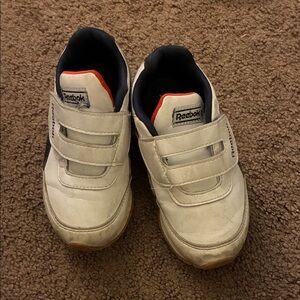 Reebok Kids White and Navy Sneakers